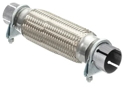 Produktbild von Flexibler Auspuffschlauch mit 2 Schellen, 55 mm x 200 mm/300 mm - Auspuffreparatur
