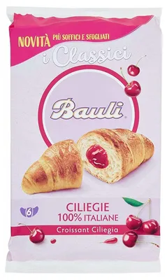 Produktbild von Bauli 113558, Croissant, Cherry, 300 g, 411 kcal, 1723 kJ, 5,9 g