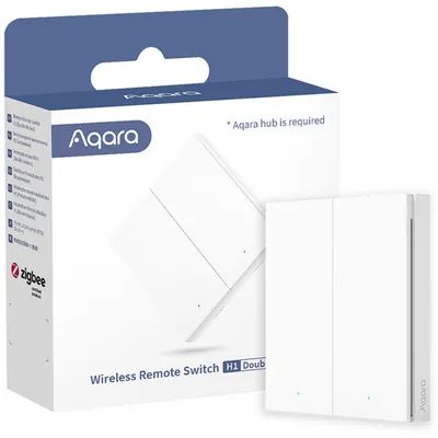 Immagine prodotto di Aqara WRS-R02 Interruttore H1 (doppio bilanciere)