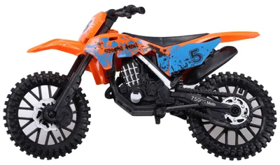 Produktbild von Spielzeugmotorrad Geländemotorrad 19 cm mit Freilauf für Kinder ab 3 Jahren