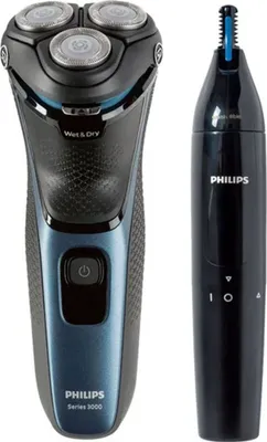 Produktbild von Philips SHAVER Series 3000 S3133/57, Rotationstrasierer, Schwarz, SH30, 2 Jahr(e), Batterie, Integrierte Batterie