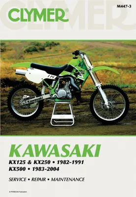 Produktbild von Kawasaki KX125/250 (1982-1991) & KX500 (1983-2004) Motorcycle Service Repair Manual