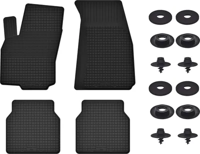 Produktbild von Gummimatten Mit Stoppern Für: Nissan Navara Iv (2014-) Schwarz Set