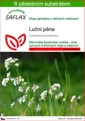 Obrázek produktu pro SAFLAX - luční pěna - Cardamine pratensis - 100 Semena - S pěstebním substrátem bez klíčků