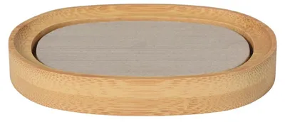 Produktbild von Sapho RIKO Seifenschale zum Stellen, Beige/Bambus