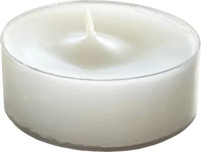 Produktbild von Maxi Teelichter Weiß in Klarsichthülle 8 Stunden, 21 x Ø 56 mm, 12 Stück