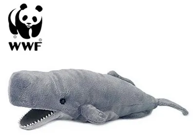 Image de Peluche WWF Cachalot (28cm) réaliste Doudou peluche baleine animal aquatique