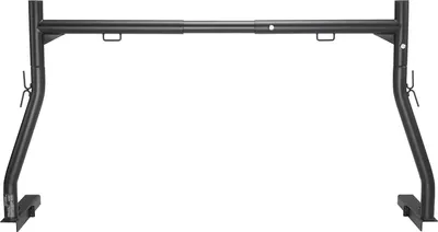 Produktbild von SucceBuy ausziehbarer LKW-Gepäckträger 46-71 Zoll. 800 lbs Tragkraft. Stahlleitergestell für LKW. Mit nicht bohrenden J-Bolzen. Schwerlast für Kajak, Surfbrett, Bauholz, Leiter.
