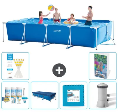 Immagine prodotto di Piscina fuori terra rettangolare - 450x220x84 cm - composta da 5 elementi, modello S66