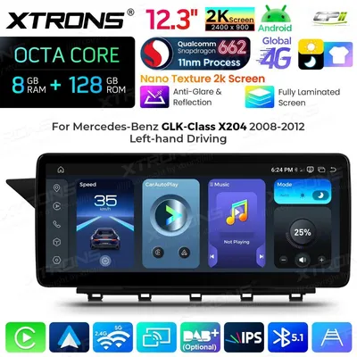 Produktbild von Xtrons QBMH2440M12GLK40L Android Autoradio Mercedes-Benz GLK-Klasse X204 NTG4.0