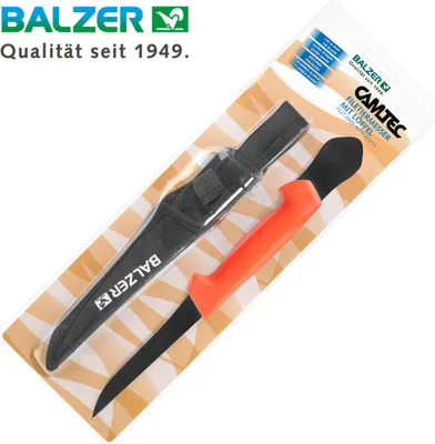Produktbild von Balzer Filetiermesser mit Ausschaber 17cm Klinge - Angelmesser
