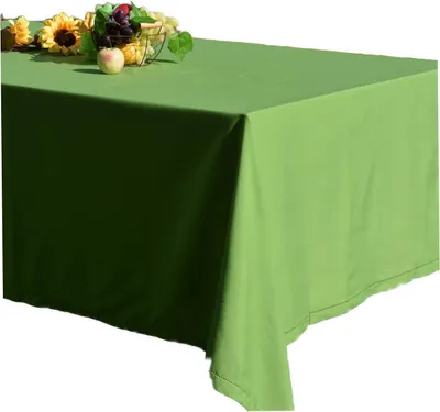Produktbild von Tischdecke in Leinenoptik Hohlsaum 170 x 225 cm Grün