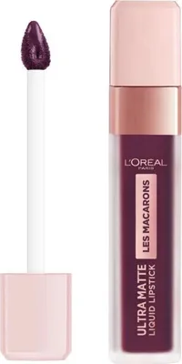 Obrázek produktu pro L'Oréal Paris Les Macarons Dlouhotrvající matná rtěnka - 830 Blackcurrant Crush - pár - 6,7 ml