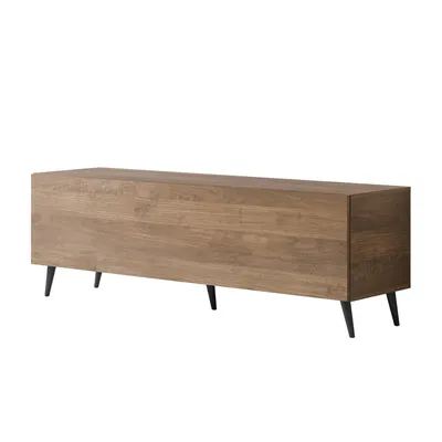 Produktbild von TV-Schrank COLGANTE 150 cm, Nussbaum / schwarz, LED-Beleuchtung