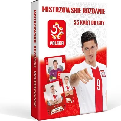 Zdjęcie produktu dla CARTAMUNDI PZPN Zestaw Kart Pokerowych - Graj jak mistrz w każdej emocjonującej rozgrywce!
