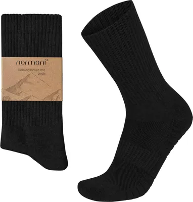 Produktbild von normani 4 Trekkingwollsocken mit Polstersohle und Komfortbund