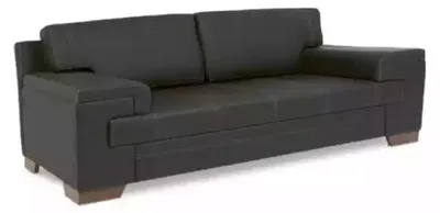 Zdjęcie produktu dla Luksusowa czarna sofa Meble biurowe Sofy tapicerowane Nowoczesne sofy designerskie