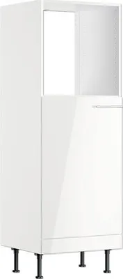 Produktbild von Optifit Backofen/Kühlumbauschrank für 88er Einbaukühlschrank Rurik986 BxTxH 60 x 58,4 x 176,6 cm weiß glänzend zerlegt A