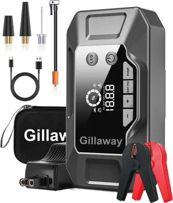 Immagine prodotto di Compressore portatile con avviamento automatico 4000 A 150 PSI, nero
