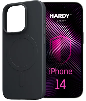 Produktbild von Handyhülle für iPhone 14, 3mk Hardy Haptica MagCase mit MagSafe, Schwarz
