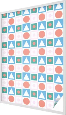 Obrázek produktu pro Vitrážová fólie na okna - 146x100 cm - vitrážový vzor - neprůhledná dekorativní fólie na ochranu soukromí - samolepicí, UV ochrana - abstraktní vzory