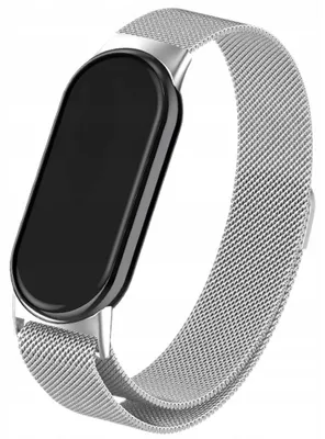 Zdjęcie produktu dla Pasek ChronSmarta do smartband'a Xiaomi Mi Band 8 / 9 / 10 (Srebrny)