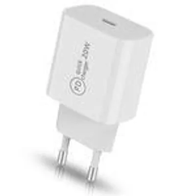 Produktbild von USB-C Netzteil Schnellladegerät PD Ladegerät 20W Lade Power Charger Adapter Weiß