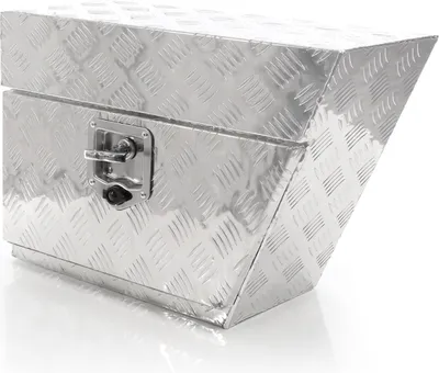 Produktbild von XPOtool Alu Unterbaubox rechts 60x25x40cm / 6 kg bis 50 L / 20 kg vollgeschweißt robust für Pkw, Anhänger, Lkw Nutzfahrzeuge, robuste Staubox und Werkzeugkiste - Unterflurbox Deichselbox Staukasten