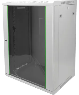Produktbild von Digitus Wandgehäuse Dynamic Basic Serie - 600x450 mm (BxT), Wandmontiertes Regal, 19U, 60 kg, Grau