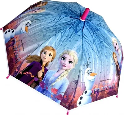 Obrázok produktu pre Frozen - Ľadová kráľovná Anna a Elsa detský dáždnik s paličkou