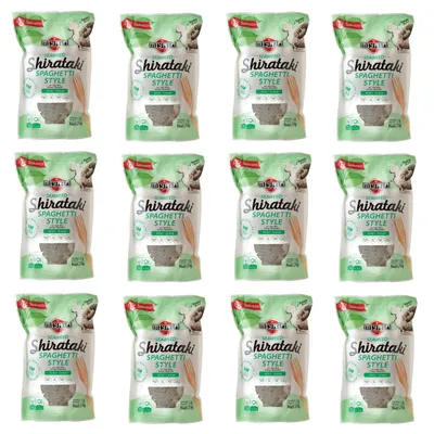 Produktbild von 12er-Pack PMIYATA Shirataki Konjak Seaweed Spagetti Style 12x270g
