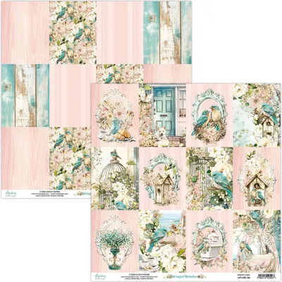 Image de MINTAY 30x30cm double face Scrapbooking Craft Papier 240g - Winged Melodies 06