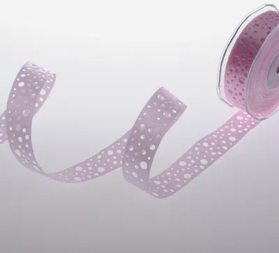 Produktbild von Satinlochband rosa - 25 mm 20 m - 52020 31