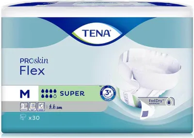 Produktbild von Tena Flex Super, medium Pack: 30 Stück | Packung (30 Stück)