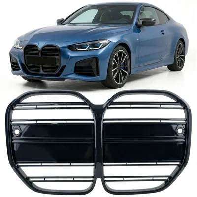 Sport Performance Kühlergrill Grill Schwarz Glanz für BMW 4er G22 G23 2020-2024 – Produktansicht