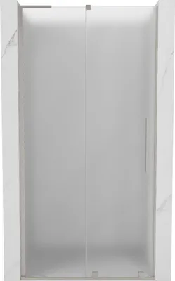 Produktbild von Mexen Velar L Schiebetür 110 cm, Milchglas, gebürsteter Nickel - 871-110-003-31-97