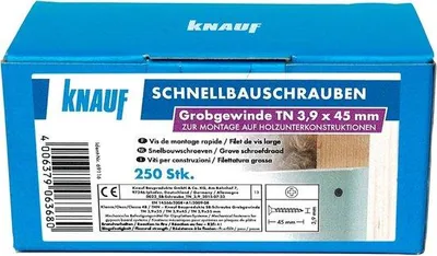 Produktbild von Famanu Schnellbauschrauben mit grobem Gewinde - Schwarz