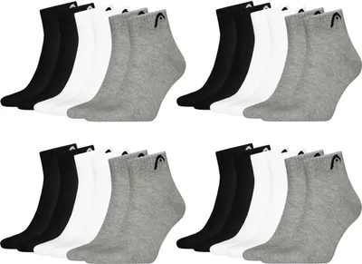 Produktbild von 12 Paar HEAD Uni Quarter All Sports Training Socks