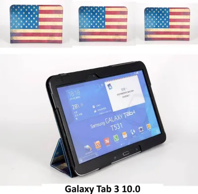 Produktbild von Samsung Print Book Case Tablet for Galaxy Tab 3 10.0