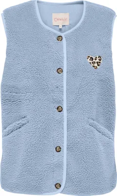 Produktbild von ONLBABY TEDDY VEST PNT Cashmere Blue L