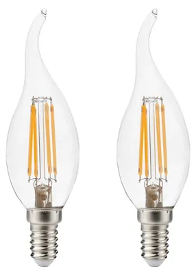 Produktbild von Kobi E14 LED Filamentlampe 4W 470lm 3000K 230V 2 Stück