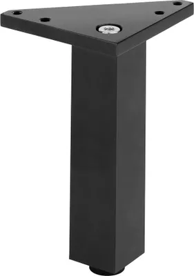 Produktbild von FA002 150 mm verstellbarer Möbelfuß, Mattschwarz