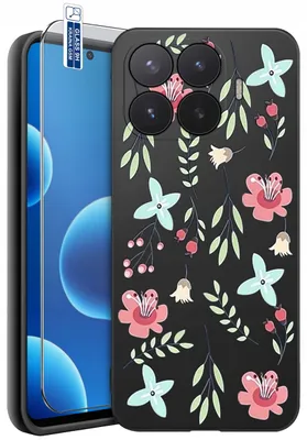 Productafbeelding van Beschermhoezen voor de Xiaomi 17T – Designs | Mat siliconen hoesje + 9H-glas
