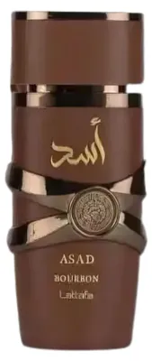 Produktbild von Lattafa Asad Bourbon, Männer, 100 ml, Nicht nachfüllbare Flasche, Flüssiges Parfüm, Lavendel, Mirabelle, Rosa Pfeffer, Kakao, Davana, Muskatnuss
