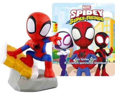 Produktbild von tonies Spidey und seine Super-Freunde - Das Spidey Team & 3 weitere spannende Abenteuer, Spielzeug-Spieldosenfigur, 3 Jahr(e), Rot
