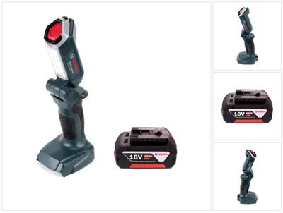 Obrázek produktu pro Akumulátorová lampa Bosch Professional GLI 18V-300 + 1x akumulátor GBA 18 V 4,0 Ah - bez nabíječky