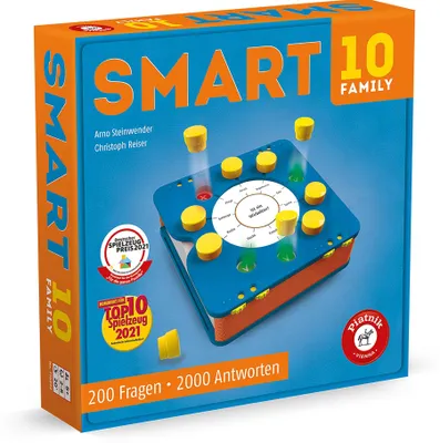 Productafbeelding van Piatnik Smart 10 Family, Bordspel, Quiz, vanaf 8 jaar, 20 minuten, Familie spel