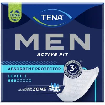 Image de Couche Absorbantes Tena Men, Niveau 1, 12 Pièces