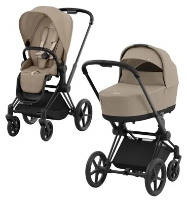 Produktbild von cybex Priam Kinderwagenset inkl. Lux Liegewanne und Sitzpaket cozybeige