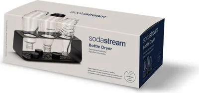 Produktbild von SodaStream 1063003880, Abtropfer, Stand, Tisch, Trinkbehälter, Schwarz, Edelstahl